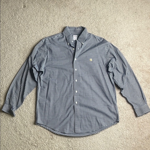 Brooks Brothers Blue Casual Button Down Shirt - Picture 1 of 7